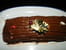 B�che de No�l chocolat et cr�me aux marrons