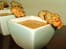 Cr�me de haricots et potiron au gorgonzola