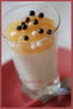 Panna cotta au miel, cannelle et lemon curd