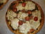 Pizza au pesto d �pinards et au saumon fum�