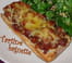 Tartine baguette � la bolognaise