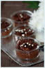 Riz au lait au chocolat noir, rhum et raisins secs