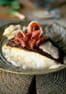 Pav� de cabillaud r�ti aux herbes et jambon de Parme