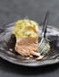 Pav� de saumon brais�, pommes de terre au romarin