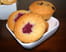 financiers aux framboises au chocolat et amandes