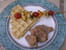 Brochettes de l�gumes marin�s