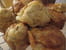 Petits cakes ch�vre, oignon, noix