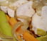 R�ti de porc en papillote aux poireaux et carottes
