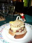 Magret de canard fum� au foie gras