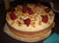 G�teau entremets framboises-mascarpone et amandes