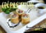 Cr�pe sushi, foie gras, carpaccio noisettes