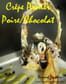 Cr�pe en panier croustillant, poire chocolat