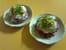 Millefeuille de betterave, fromage frais et noisettes