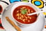 Soupe de tomates aux épices et pois chiches