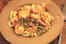 Tagliatelles piquantes aux scampis grill�s