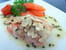 Saumon  de printemps en �cailles d amandes