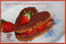 Croquant  sp�culoos, ganache pralinoise et fraises