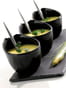 Verrine de mousse d�asperges 
