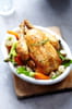 Poulet r�ti, fra�cheur de l�gumes nouveaux