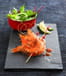 Brochettes de Gambas marin�s au citron vert et Salsa aux �pices douces