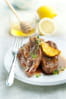 Tendrons de veau marin�s au citron, miel et thym