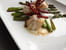 Saint Jacques, asperges, chorizo �mulsion parmesan