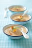 Soupe glac�e de fenouil aux rillettes de thon