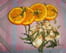 Filets de loup � l orange, au garam masala et � la bourrache
