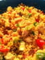 Taboul� au poulet, raisins secs et citron vert