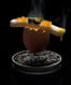 Oeufs cocotte saumon fum� et estragon