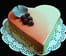 Coeur champagne framboise
