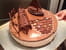 Bavarois au mascarpone vanill� et chocolat sur biscuit coco