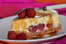 Cheesecake au sirop d �rable et cerises