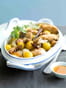 Tajine de poulet, mirabelles, noix de p�can et miel d oranger