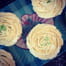 Cupcake "fleur" de coco et citron vert