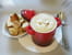 Cappuccino de foie gras aux �pices douces et fruits moelleux