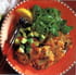 Galette de crabe et salade de concombre