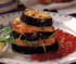 Millefeuille d aubergine au fromage Haloumi