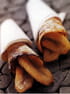 Cr�pes s�ch�es � la banane flamb�e