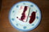 Dessert rouge et blanc