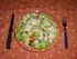 Salade de poulet au citron et parmesan