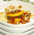 Hamburger de polenta � la ratatouille