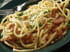 Spaghettis aux petits pois et au bacon
