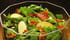 Salade d �pinards crus