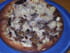 Clafoutis pommes, noix et raisins