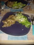 Champignons crus en salade