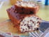 Cake au raisin et p�pites de chocolat