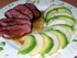 Magret de canard � la poire et � l�avocat