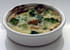 Petits flans au brocoli et au roquefort