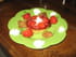 Tartelettes � la rhubarbe et aux fraises